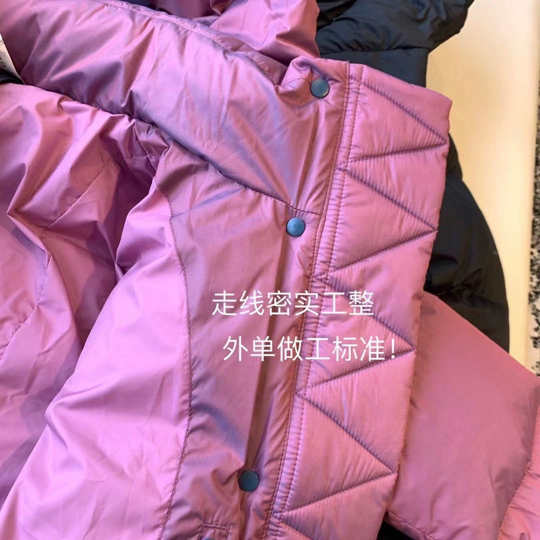 Velvet down jacket, hoody, duck down, increased thickness