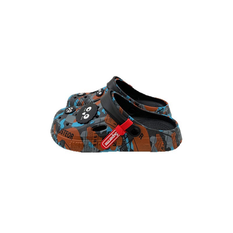 Sandalias de las mujeres de verano al aire libre desgaste hogar de suela gruesa antideslizante slip-on Hole zapatos en línea celebridad ins pareja zapatillas de playa hombres
