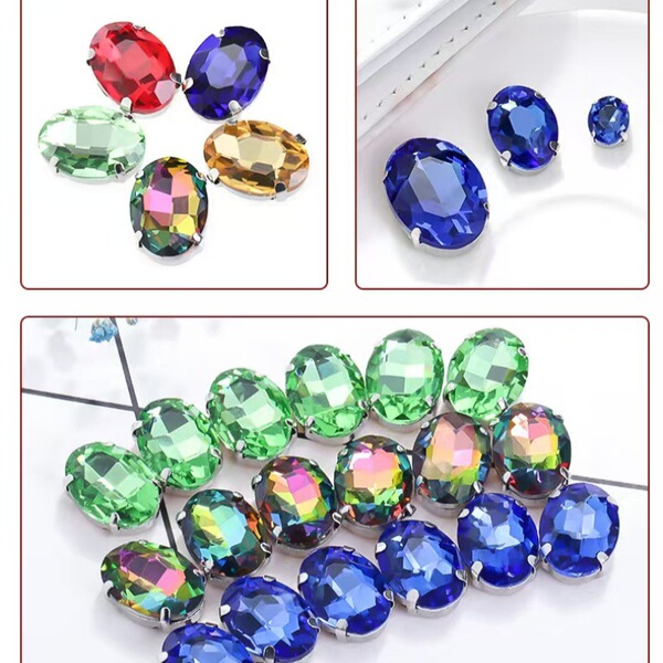 Glass crystal bracelet