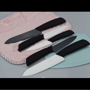 Factory Direct Household ceramic fruit knife kitchen knife suit non-slip base
