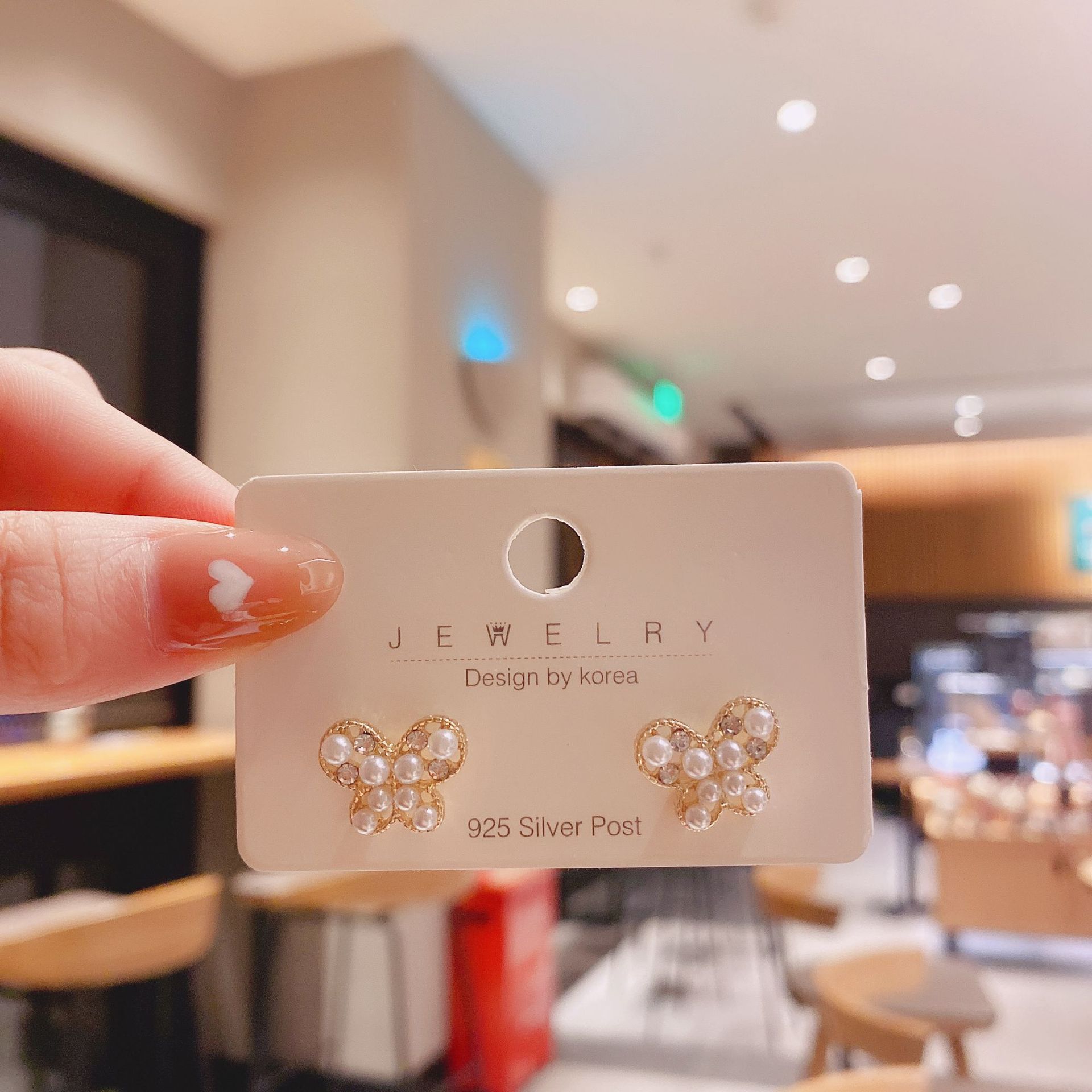 Women's Gender 1 Pair Fashion Geometric Plating Alloy Artificial Pearls Cat's Eye Stone Earrings