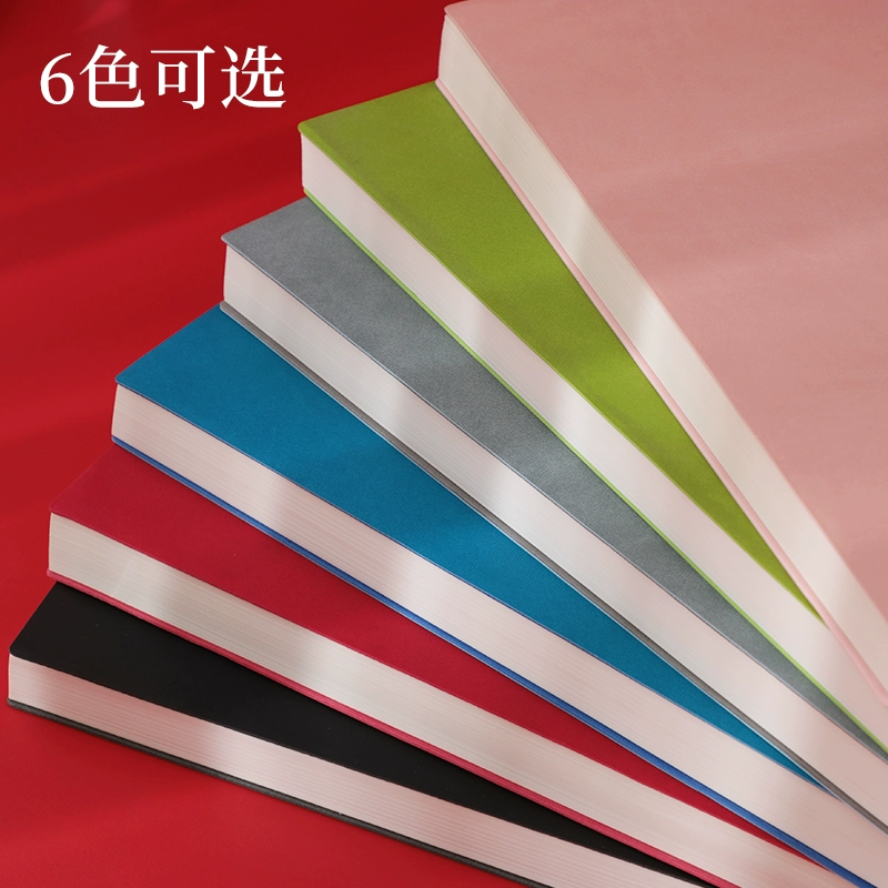 Ноутбук, книга, большой рабочий блокнот, бизнес-версия, увеличенная толщина