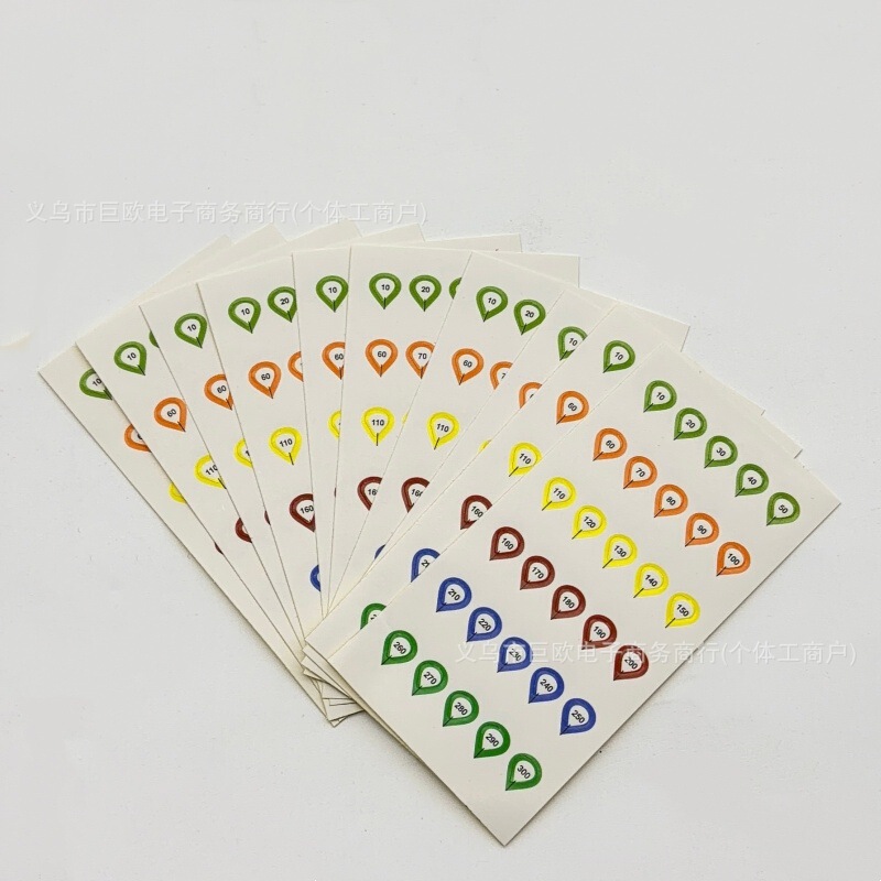 Cross-Border Rifle Scope Turret Stickers for Close-Range and Mid-Range Precision Target Shooting Hunting Scope Cover Labels