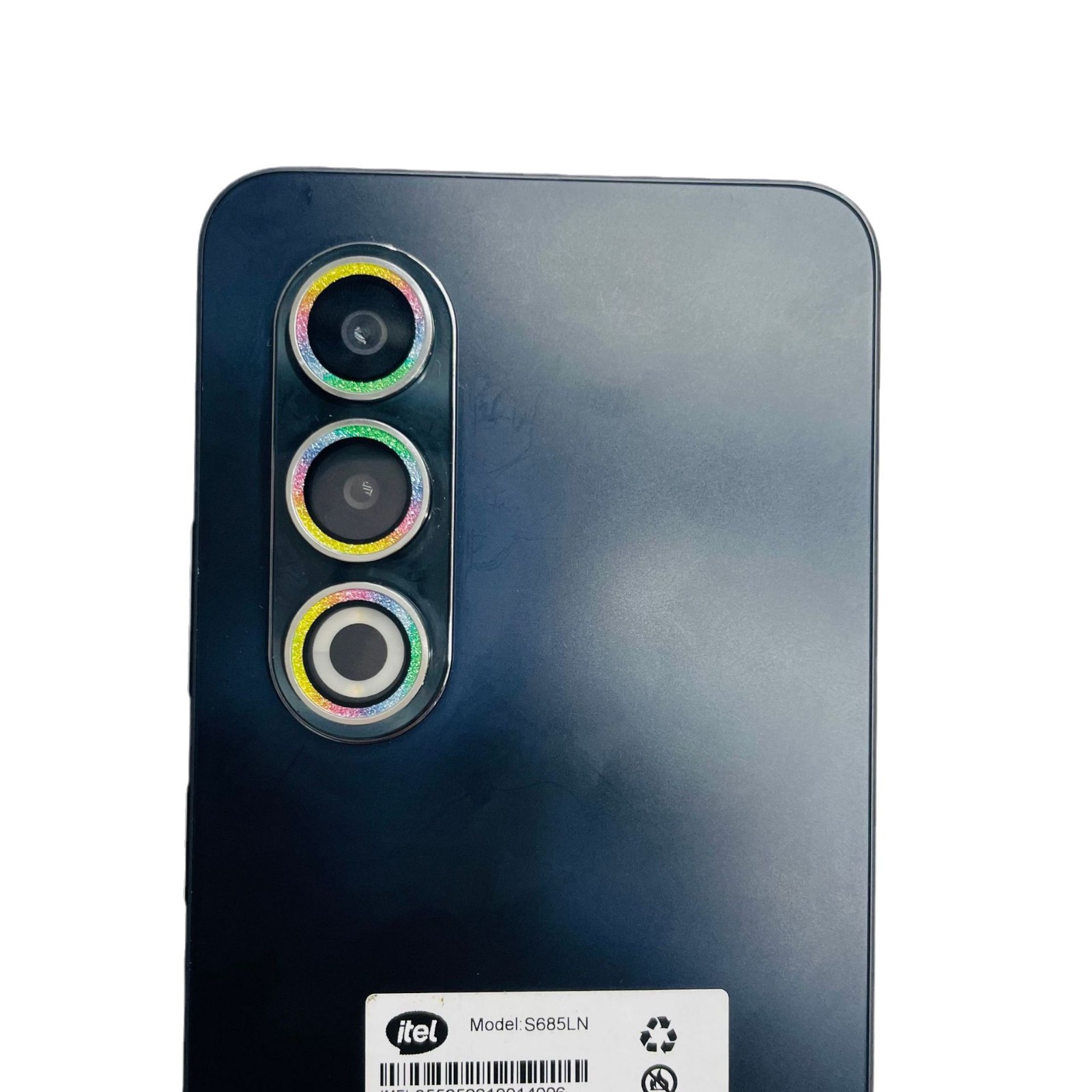 Aplicable a Itel Audio S25 lente de polvo parpadeante película de lente de cámara S25U diamante parpadeante más anillo de vidrio