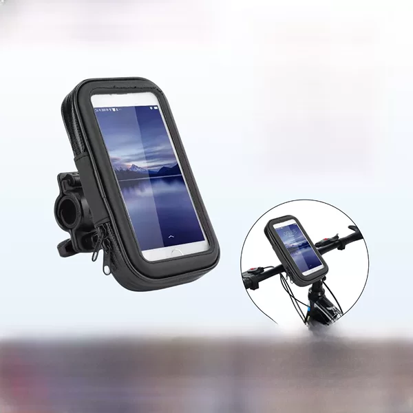 Motorcycle Front Bag with Navigation Touch Screen Phone Holder, Bicycle Bag, Rainproof Cycling Phone Bag