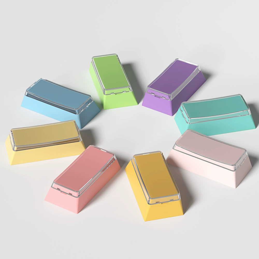 Прозрачная PBT-клавиша цвета макарон, оригинальная MX Cross, R4-2u, клавиша Delete, для DIY