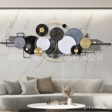 现代轻奢铁艺壁饰客厅沙发背景墙创意金属挂件卧室墙面装饰品