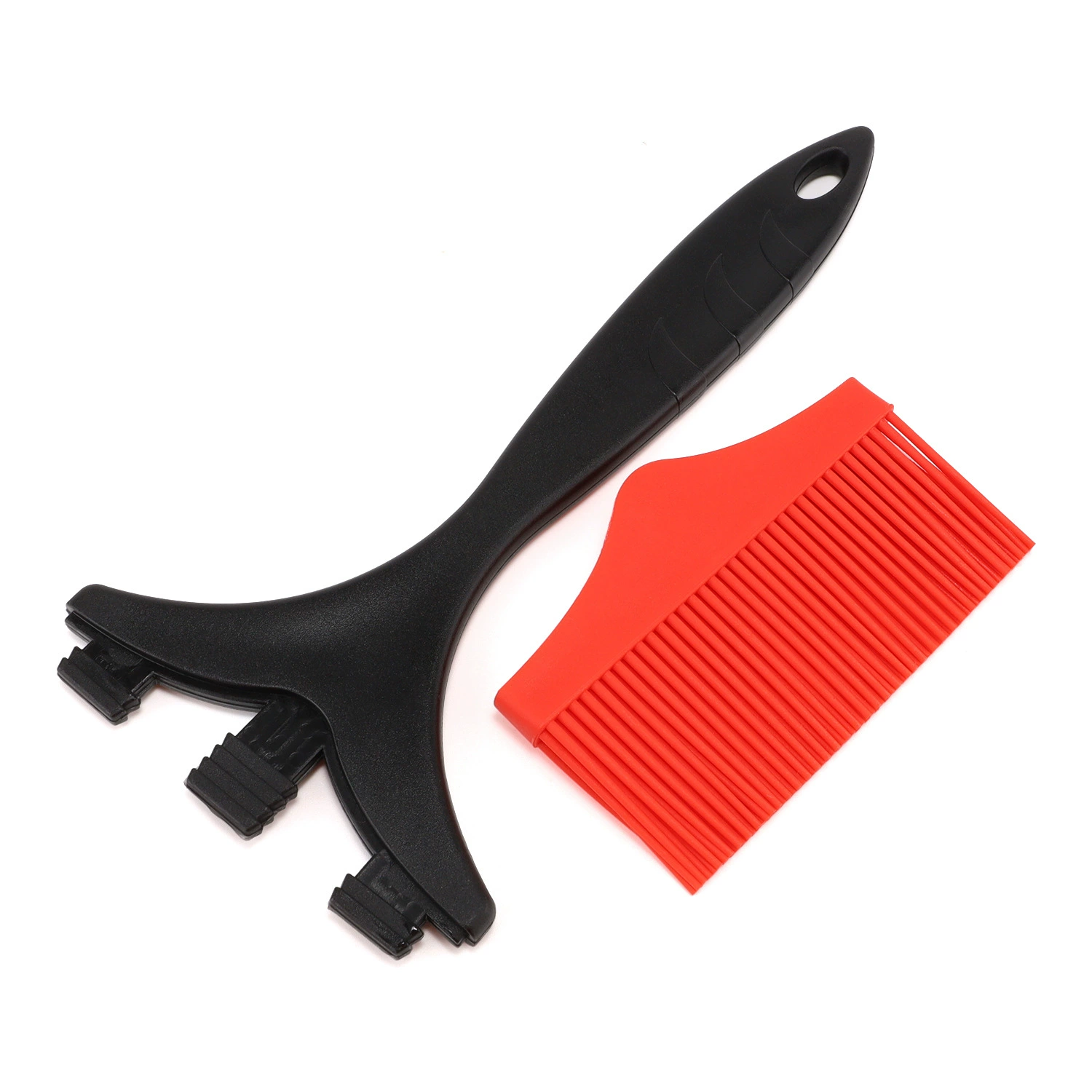 Zibo barbecue silicone barbecue brush wide-mouth oil brush food-grade sauce brush BBQ separated PP handle oil brush