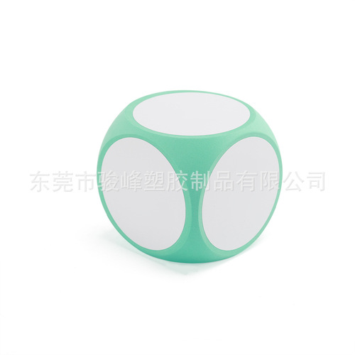 EVA Large Erasable Sticky Dice, Rounded Edges, Intelligence Early Education Toy, Dice Sticker Toy, Dice