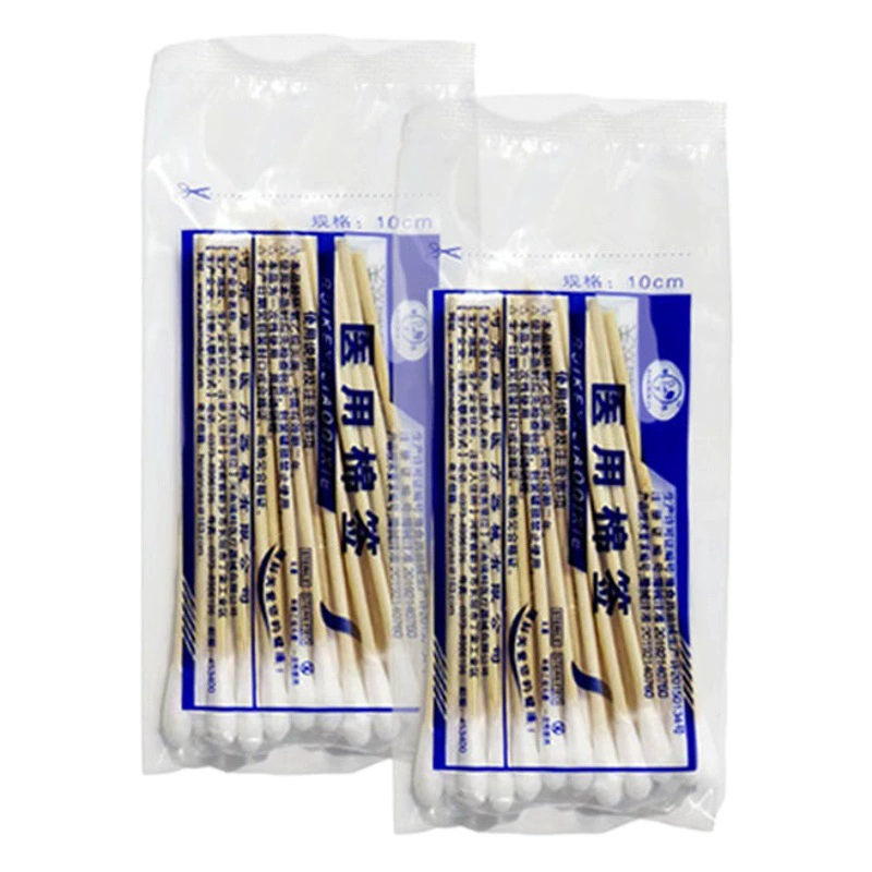 Оптовая Медицинский ватный тампон красоты макияж ватные палочки Одноразовые уха, носа и горла гинекологический ватный тампон с большой головой медицинские принадлежности стерильные