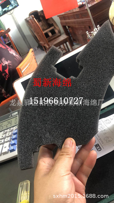 厂家供应黑色蓝色麻将机吸音隔音波浪鸡蛋海绵/成型异形海绵
