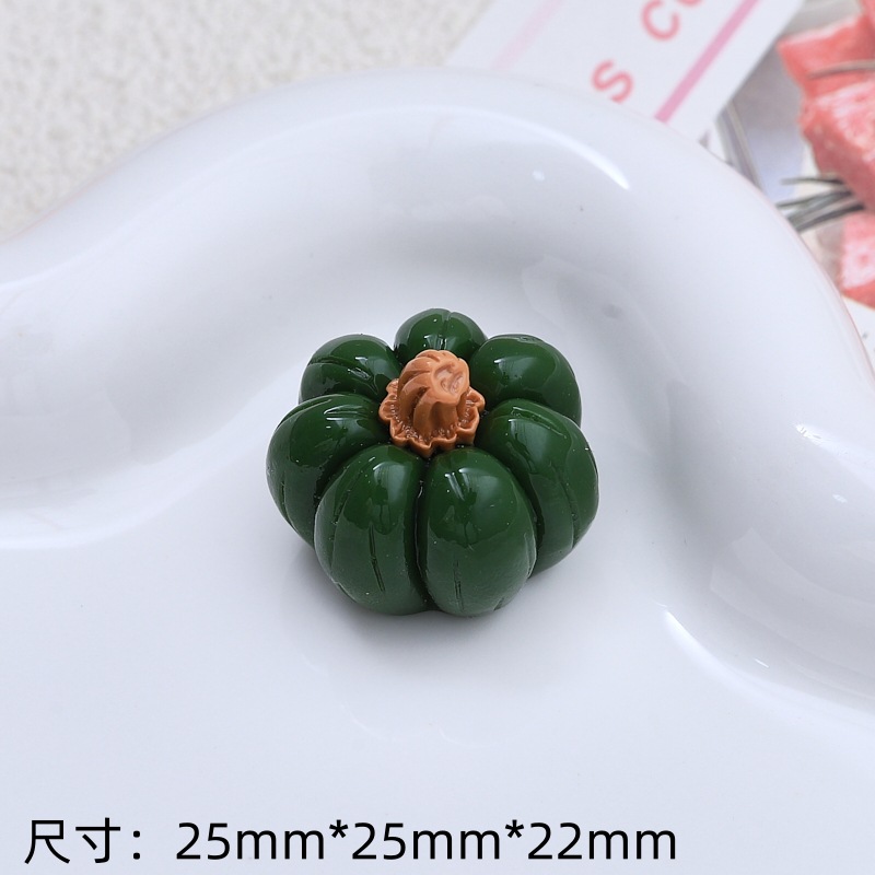 3 차원 시뮬레이션 과일-녹색 호박