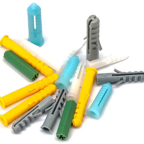 Nylon small yellow croaker plastic expansion tube 6MM screw expansion rubber plug rubber expansion plug white green gray M5/M8