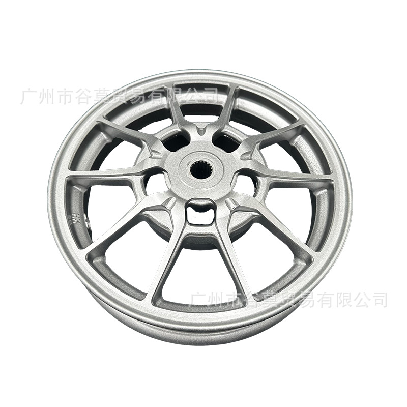 Linhai Kuki 10inch Front and Rear Wheel Hubs for Fuxi Qiaohe Guihuo 100Cc Lingying 100 Steel Rim Motorcycle