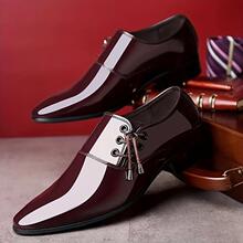 A 65801 Men's Pointed Leather Shoes ��ʿ��ͷƤЬ ŷ���羳��