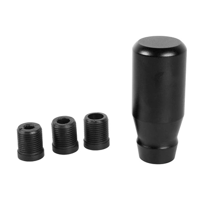 Car Modification Accessories Aluminum Alloy Gear Shift Knob Automatic Manual Gear Stick Head Cross-Border (Cab and accessories) - black