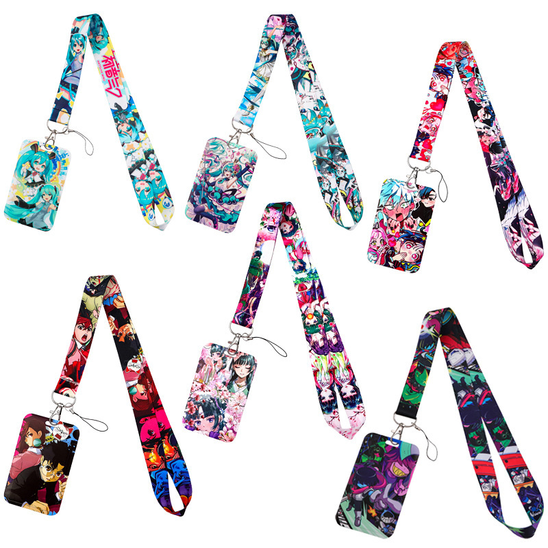 New Anime Character Hatsune Mobile Phone Lanyard Card Holder Student Bus Card Exhibition Id Personalized Hard Shell Protective Cover New Anime Character Hatsune Mobile Phone Lanyard Card Holder Student Bus Card Exhibition Id Personalized Hard Shell Protective Cover