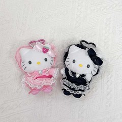 可爱猫咪女仆洛丽塔kt系列毛绒玩具挂件玩偶娃娃挂饰少女心好礼物