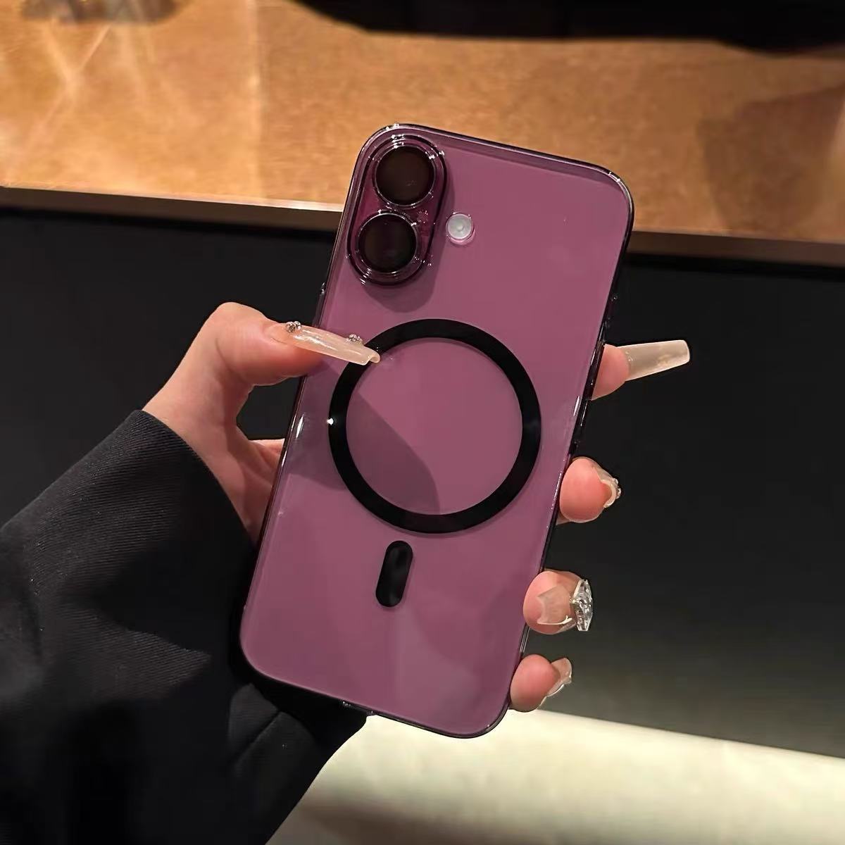 Simple, de alta calidad, transparente, ultrafino, aplicable, funda para teléfono móvil iPhone14 15 funda para teléfono móvil Apple 16ProMax 13 mujer