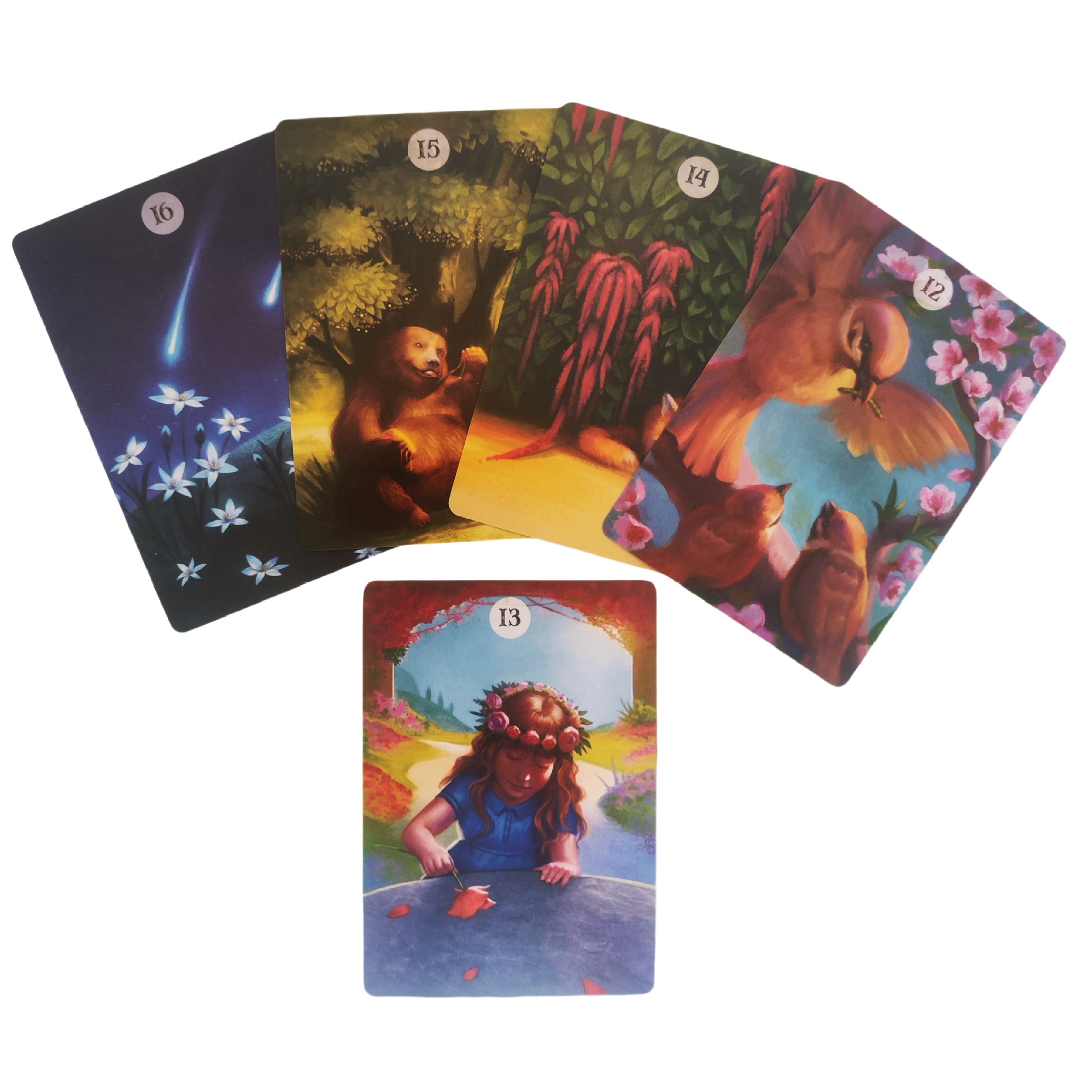 Herbal Plant Oracle Deck Lenormand Board Game Cards English_voghion.com