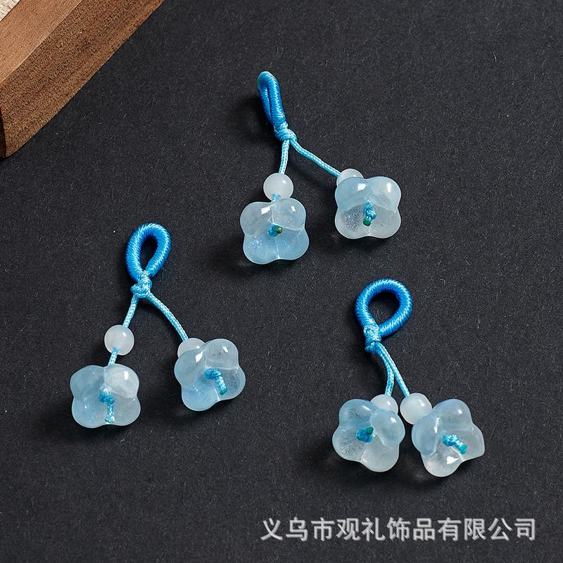 琉璃葫芦莲蓬樱花手串吊坠提溜串珠手链手工diy手绳编织饰品配件|undefined