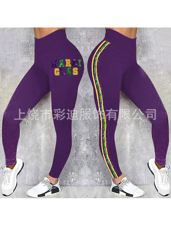 Leggings de mujer con estampado digital de cintura alta para yoga, novedad de primavera 2026 para sitios independientes de Amazon transfronterizos