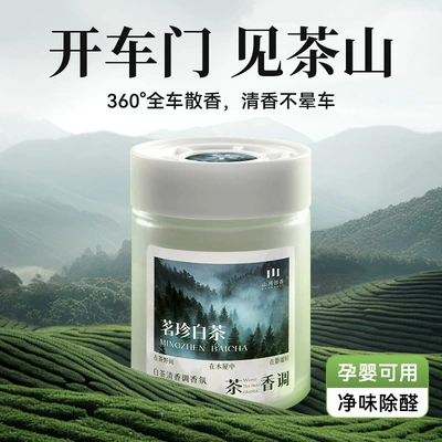 Car Perfume Aromatherapy Fragrance 2025 New Solid - oriental-style-mingzhen-white-tea