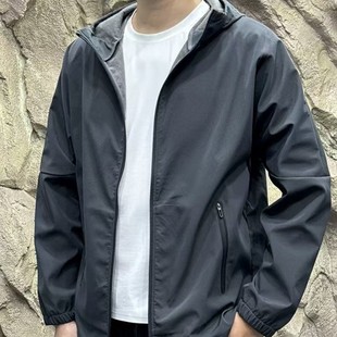 Foreign trade original order Autumn and Winter New Men's Di DS Same Style Outdoor Hooded Composite fleece-lined Windproof Jacket Soft Shell