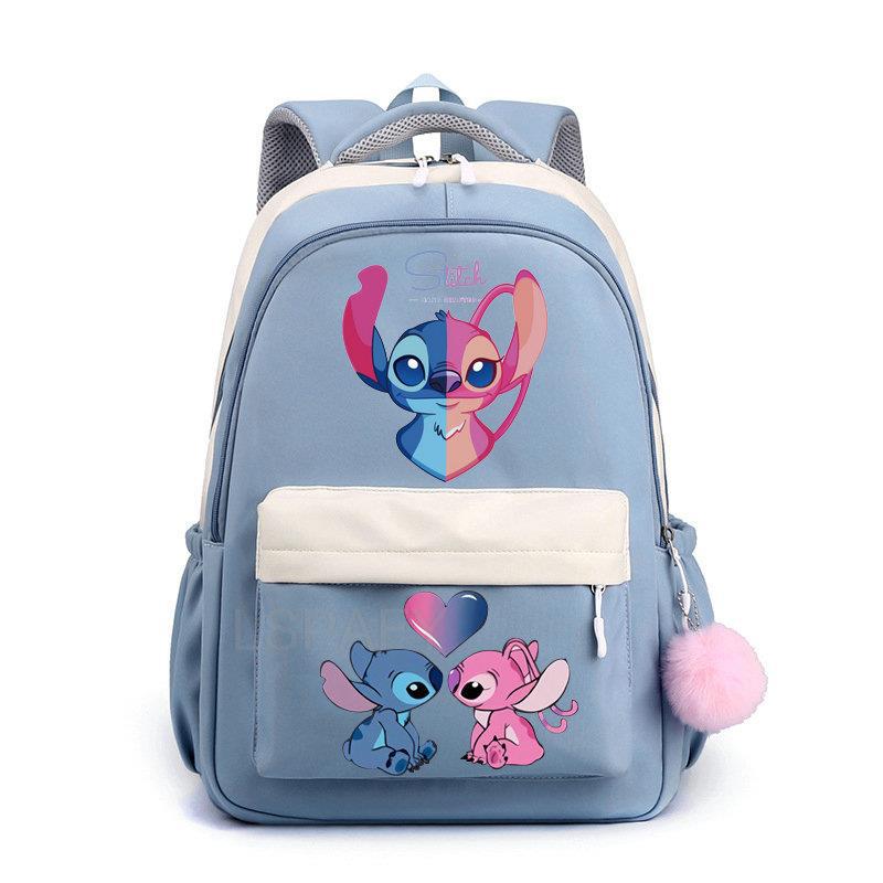 Stitch niños bolso de escuela mochila moda niños mochila de viaje lindo niño niña libro mochila