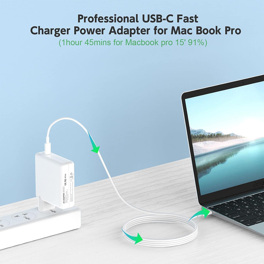 140W 96Wノートパソコン充電器適用Macbook Proアップル87W 61W電源アダプタ