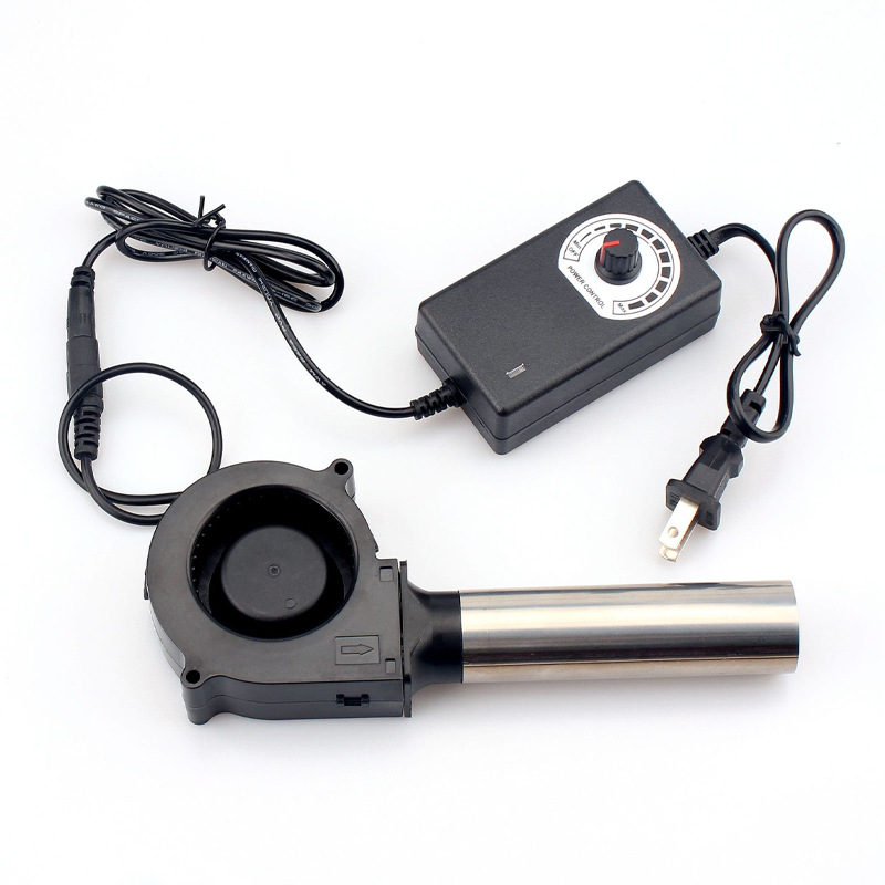 7530 soplador con tubería larga 220V regulador doméstico de leña de aceite de motor horno de barbacoa silencioso spot recto image 5