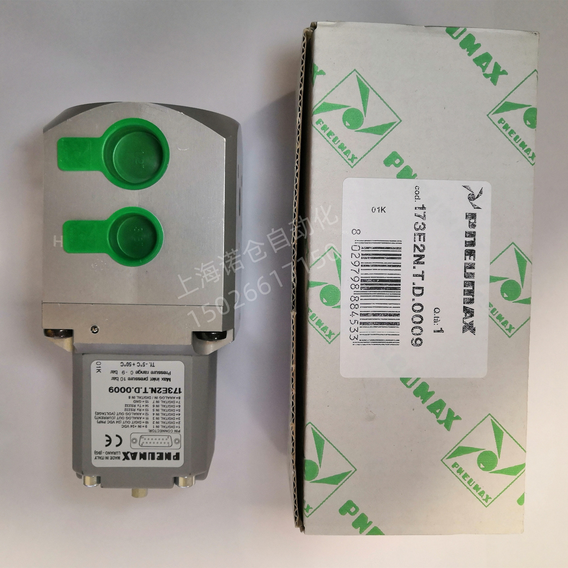 173E2N.T.D.0009 意大利PNEUMAX比例阀 木业 正负压覆膜机控制阀