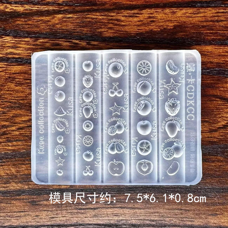 美甲模具卡通小企鹅气球kt轻松熊系列造型硅胶磨具指甲装饰工具|undefined