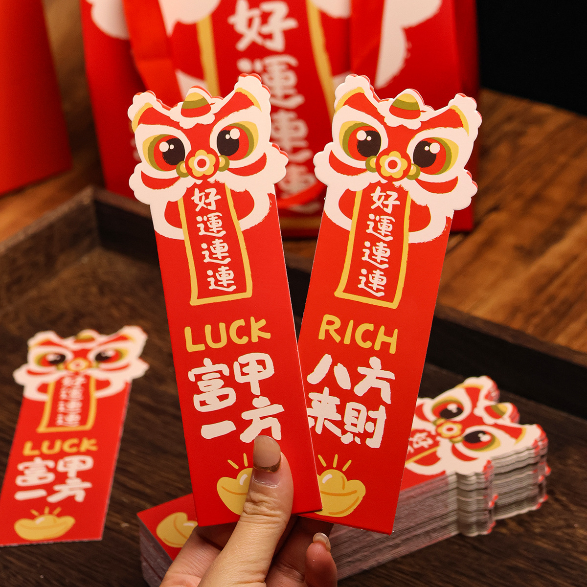 10 маленьких карточек пробуждения льва; оригинальный дизайн