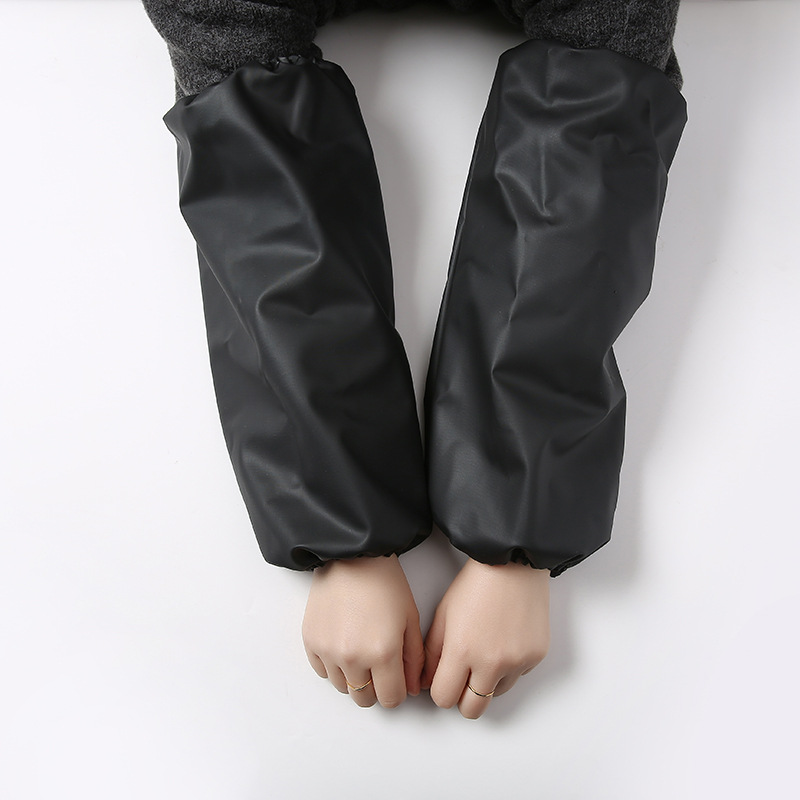 Mangas a prueba de agua a prueba de aceite engrosadas protectoras laborales PVC Oxford mangas antiincrustantes utensilios de cocina al por mayor engrosados y duraderos