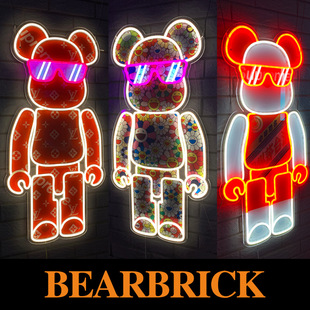 Outdoor net red wall signboard modeling bar decorative lights atmosphere lights LED neon luminous characters cross-border exclusive