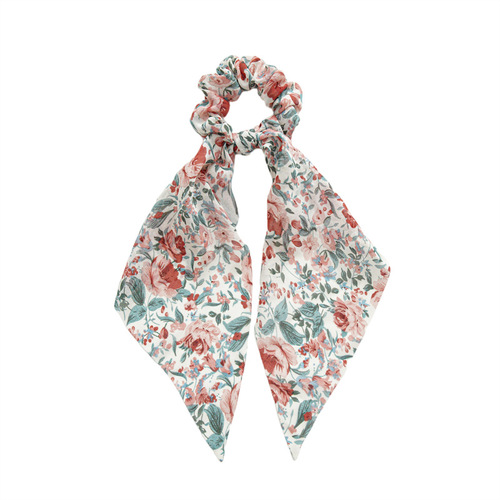 Summer Silk Scarf with Fringe, Lightweight and Fresh, Instagram Style, Large Quantity Supply of Women's Hair Ties, Bow Ties, and Streamers