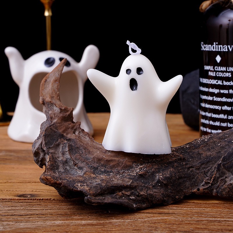 ハロウィーン幽霊アロマキャンドル雰囲気感お土産祝日プレゼント置物無煙アロマオーナメントins|undefined