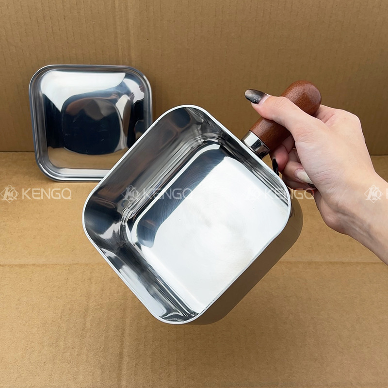 316 acero inoxidable de grado alimenticio tazón de comida para niños con mango multipropósito tazón de ensalada de postre