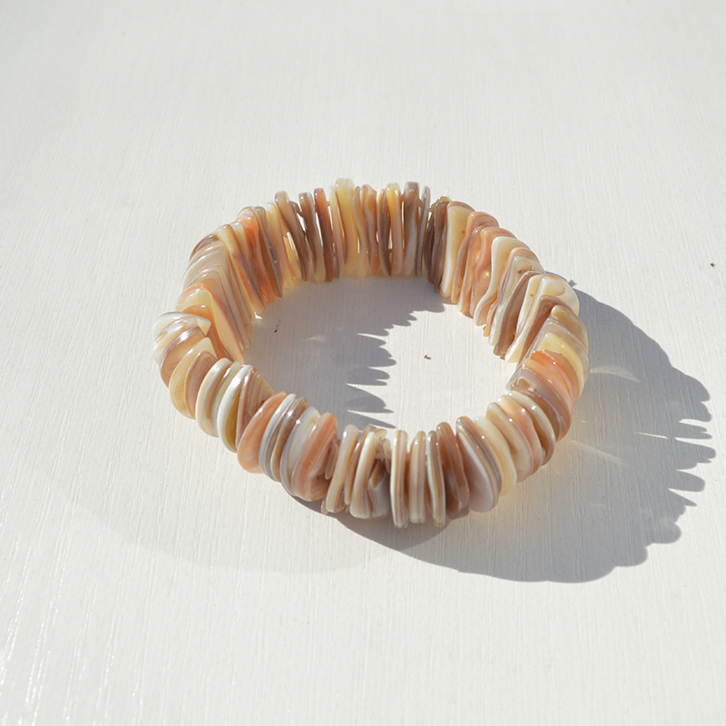 Conchas naturales pulsera caracoles collar diy joyas de chicas hechas a mano puestos de mercado nocturno regalos características pulseras