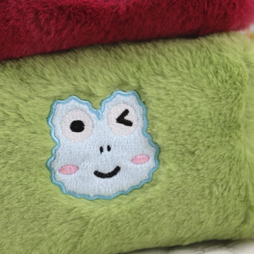 2023 nueva gran capacidad de peluche caja de lápiz de papelería caja de lápiz de dibujos animados estudiante chica bolsa de almacenamiento bolsa de cosméticos