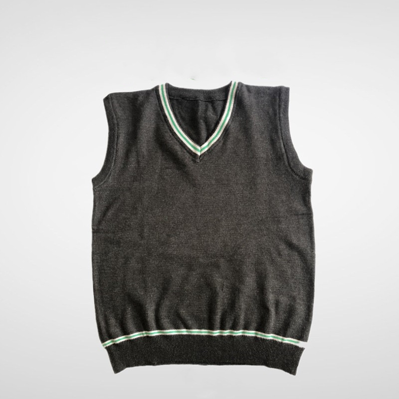 Зеленый Жилет Свитер