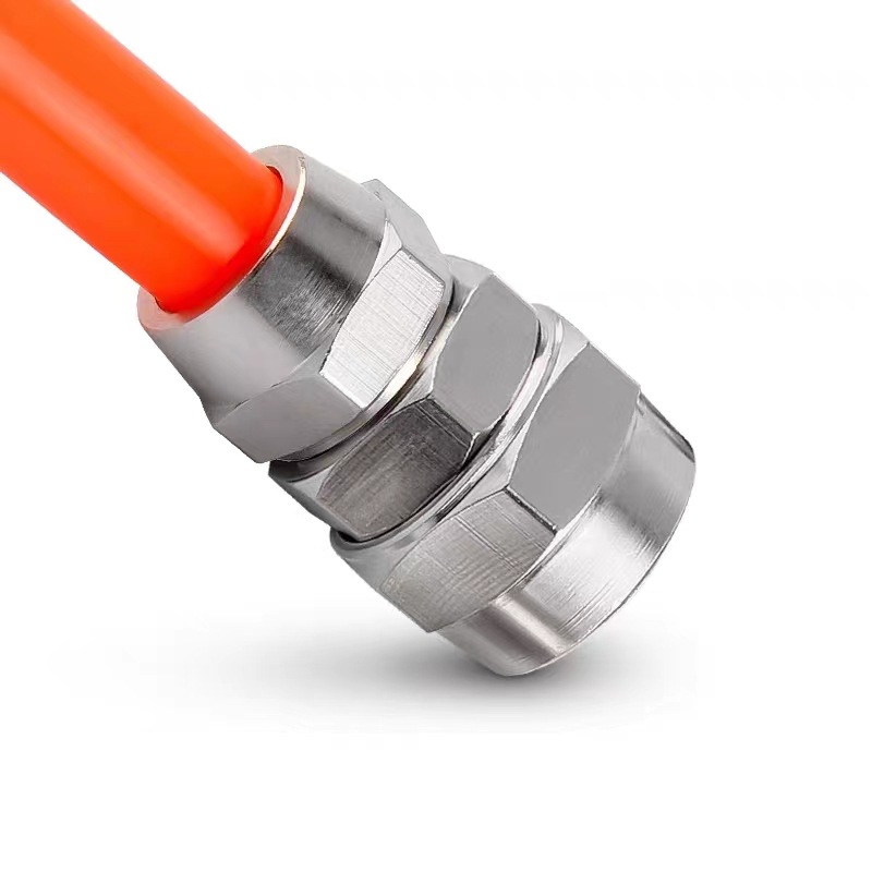 气动气管铜镀镍异径快拧直通 大小头变径快拧直接