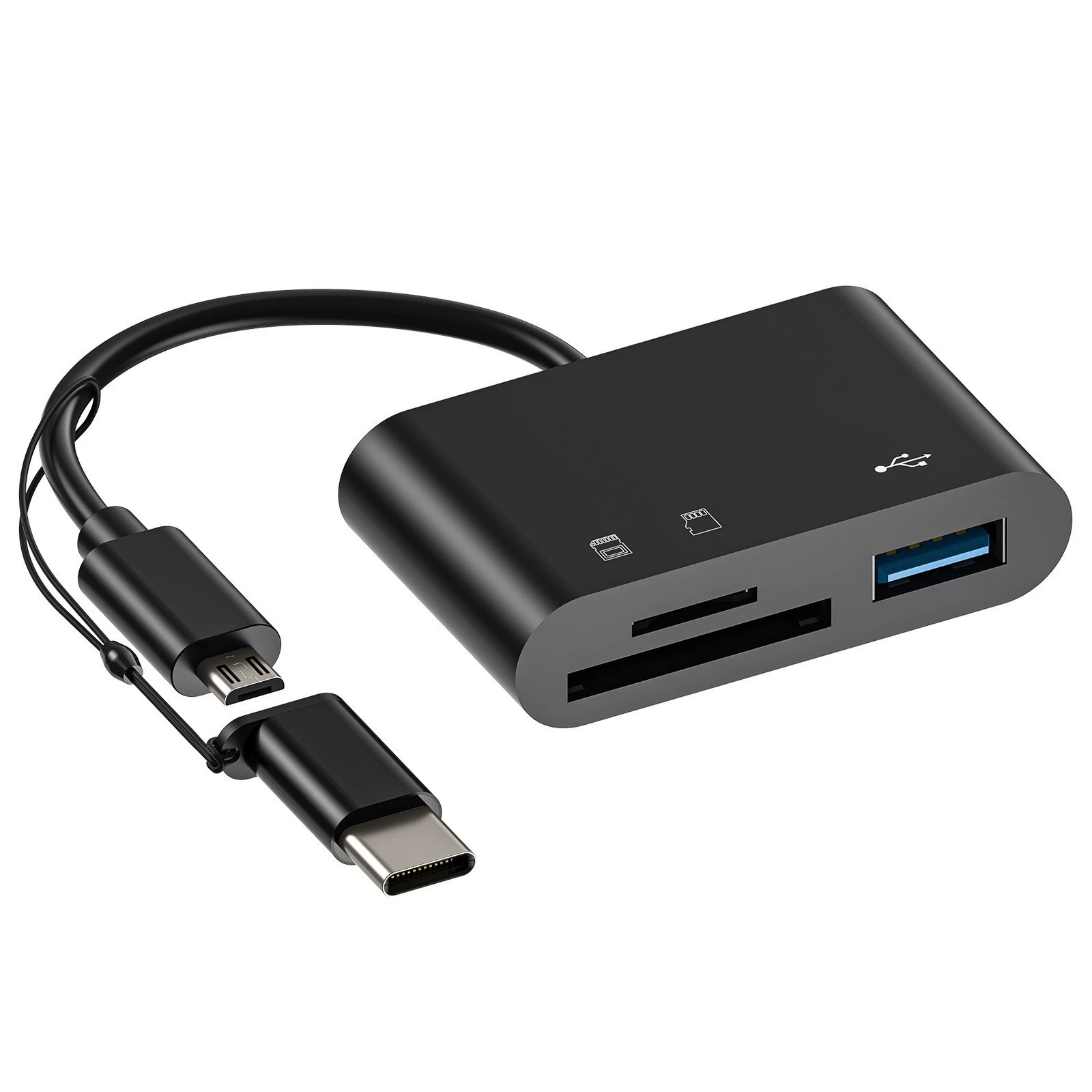 Заводской частный образец USB 3.0 кард-ридер Type-C, Android телефон, компьютер, мультимодальный OTG 2.0 SD/TF/U диск