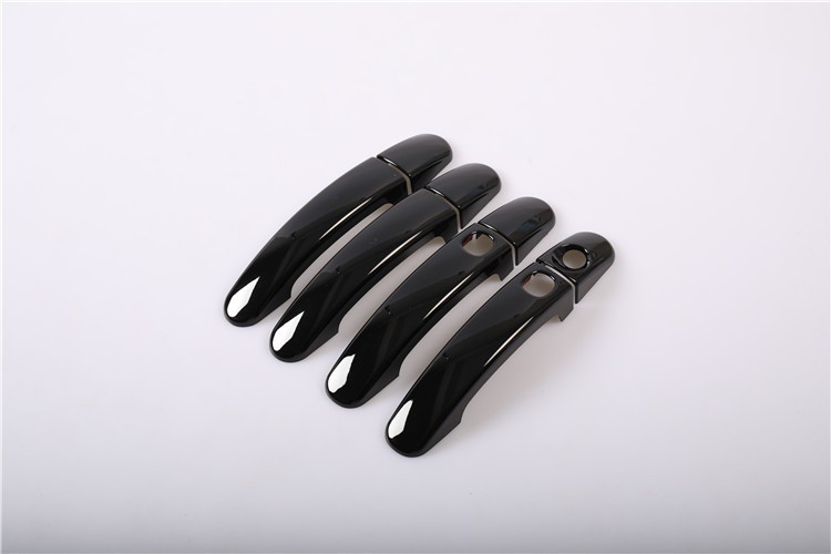 Suitable for Fox Maverick door bowl handle modification car exterior door handle decoration protection stick bright strip paint black