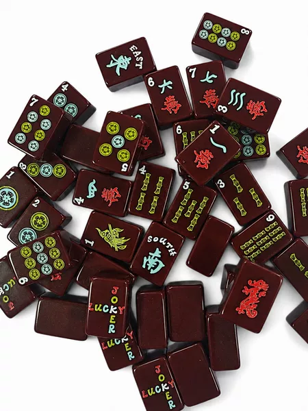 In stock: High-quality acrylic American mahjong Brooklyn home luxury set