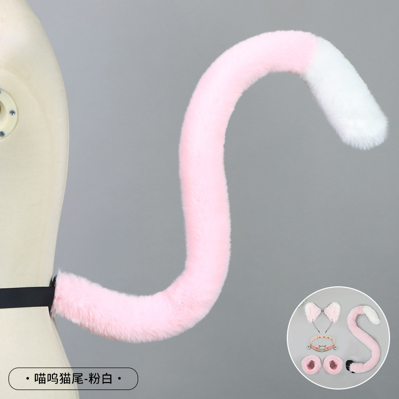 De una sola pieza hecha a mano de peluche Lolita diadema de oreja de gato KC accesorios para el cabello bestia oído tocado Fox oreja horquilla