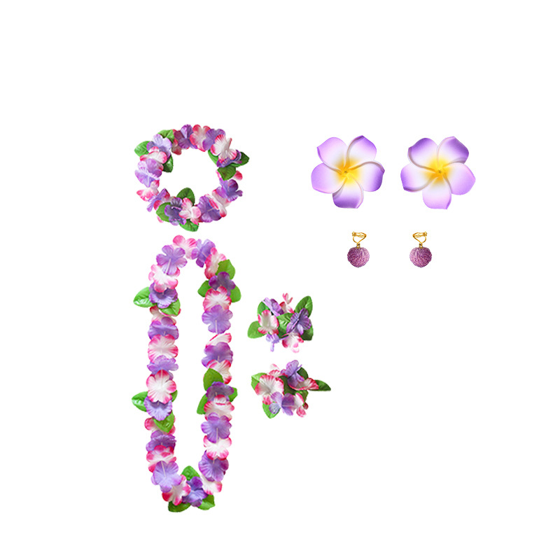 魔法の満屋の王女のスカートのセットのカバンの片肩のリュックサックのかつらの花輪の花の条