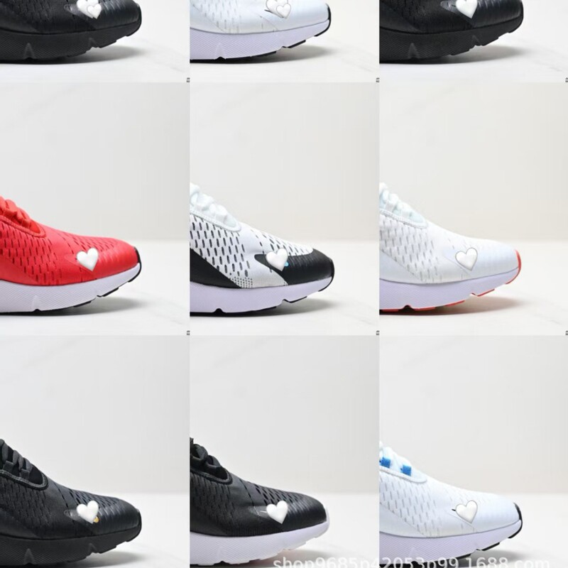 Air Max 270 Air Cushion Shoes Mesh Breathable Shock Absorbing Men's and Women's Shoes Sports Casual Running Shoes