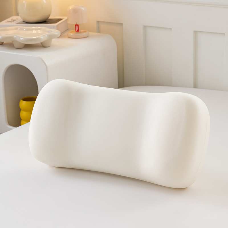 Venta caliente de comercio exterior verano sensación fría memoria almohada de hueso de algodón soporte lumbar seda de hielo sensación fresca oficina siesta almohada para el hogar